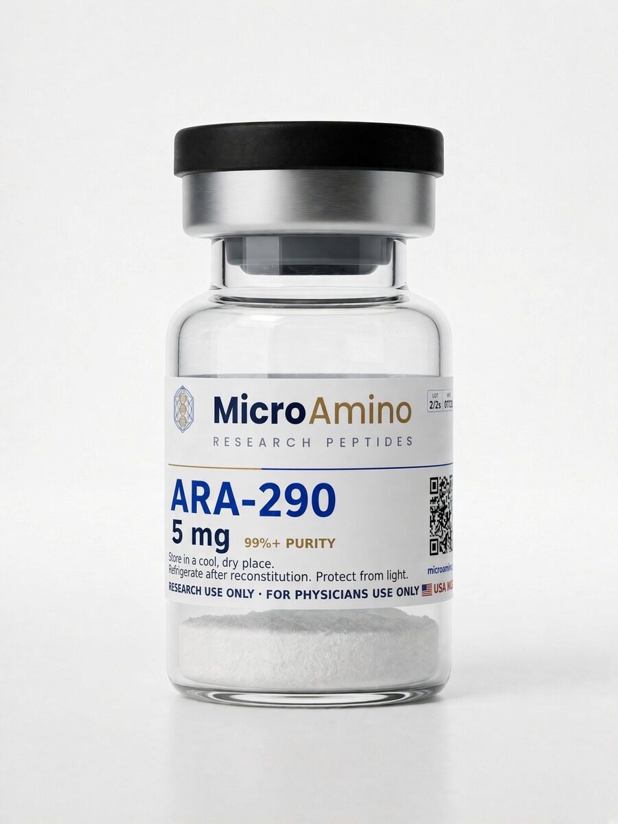 ARA-290 5 mg, 3 mL vial (lyophilized)