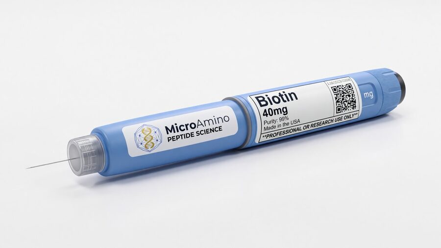 Biotin 40 mg, prefilled multi-use pen