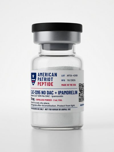CJC-1295 No DAC + Ipamorelin 10 mg, 3 mL vial (lyophilized)