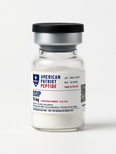 DSIP 15 mg, 3 mL vial (lyophilized)