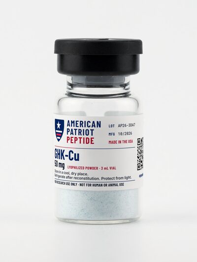 GHK-Cu 50 mg, 3 mL vial (lyophilized)