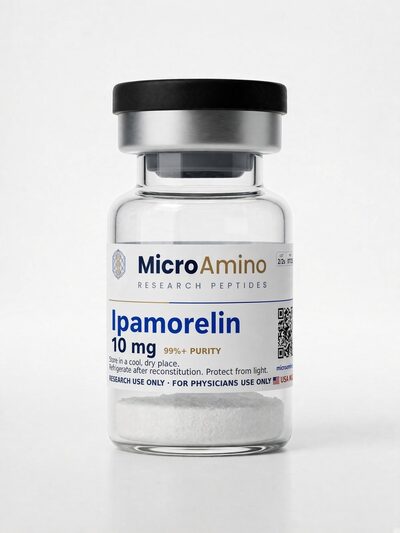 Ipamorelin 10 mg, 3 mL vial (lyophilized)