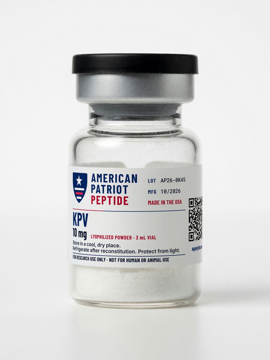 KPV 10 mg, 3 mL vial (lyophilized)