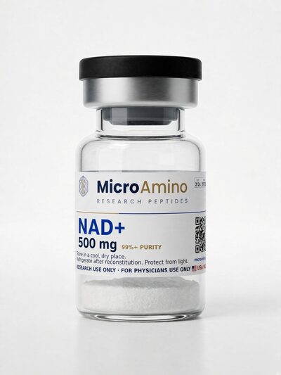 NAD+ 500 mg, 3 mL vial (lyophilized)