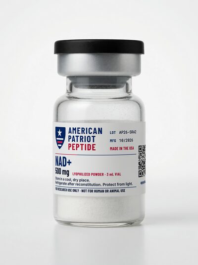 NAD+ 500 mg, 3 mL vial (lyophilized)