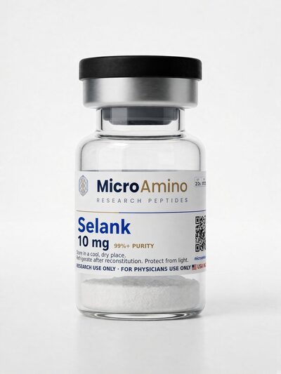 Selank 10 mg, 3 mL vial (lyophilized)