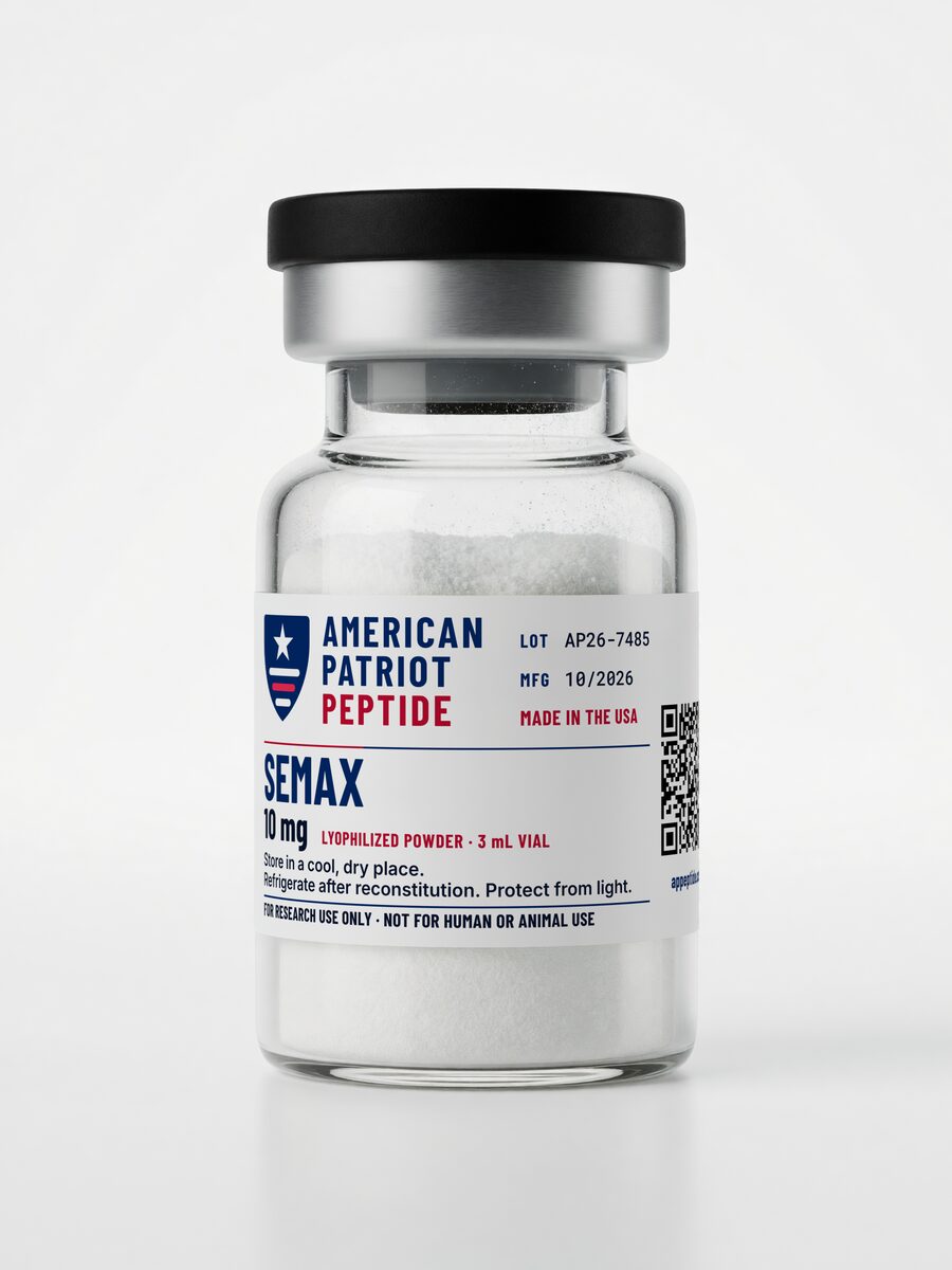 Semax 10 mg, 3 mL vial (lyophilized)