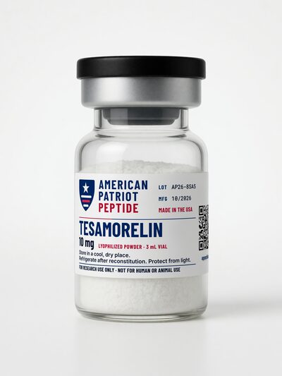 Tesamorelin 10 mg, 3 mL vial (lyophilized)