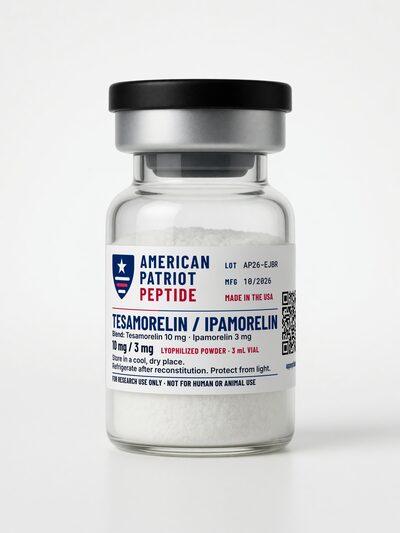 Tesamorelin / Ipamorelin 10 mg / 3 mg, 3 mL vial (lyophilized)