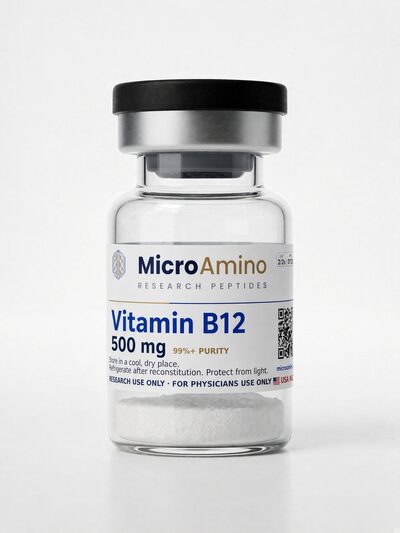 Vitamin B12 500 mg, 3 mL vial (lyophilized)