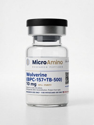 Wolverine (BPC-157+TB-500) 10 mg, 3 mL vial (lyophilized)
